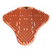 A mango scented WizKid Stingray urinal screen with spikes on it.