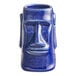 A blue ceramic Acopa Tiki mug with a face.