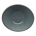 An International Tableware Lunar Blue stoneware fruit bowl with a speckled surface.