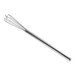 A Choice stainless steel mini whisk with a square tip and a handle.