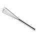 A Choice stainless steel square tip mini whisk with a handle.