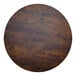 A BFM Seating Relic round walnut melamine table top.