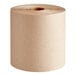 A roll of brown Tork Universal paper towel.