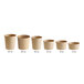 Choice 32 oz. Kraft Poly-Coated Paper Food Cup - 500/Case