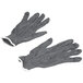 A pair of Cordova gray polyester/cotton work gloves.