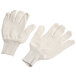 A pair of small white Cordova loop-out terry work gloves.
