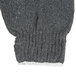 A pair of gray Cordova work gloves with white trim.