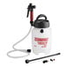 A white and black Chapin Pro Series XP multi-purpose sprayer with a hose.
