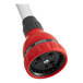 A Chapin watering wand nozzle with a black and red nozzle.
