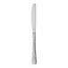 A RAK Youngstown stainless steel butter knife with a textured handle.