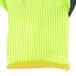 A close up of a neon yellow Cordova Contact Hi-Vis nylon glove with black trim on the palm.