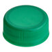 A dark green plastic tamper-evident cap.