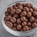 A bowl of Albanese Milk Chocolate Covered Espresso Beans.