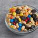 A bowl of Albanese Marathon snack mix on a table.