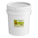 A white I. Rice bucket with a lid.