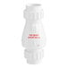 A white Zoeller Quiet Check PVC valve with red text.