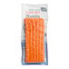 A package of Beleaf Plant-Based Vegan Salmon Sashimi in an orange plastic bag.