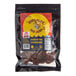 A yellow and red bag of Bronco Billy's Chesapeake Beef Jerky.