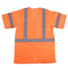 An orange Cordova high visibility safety vest with grey reflective stripes.