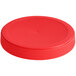 A 110/400 red plastic lid with a white background.