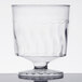 Fineline Flairware 2202 2 oz. 1-Piece Clear Plastic Wine Cup   - 10/Pack Main Thumbnail 2