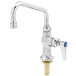 T&S B-0207 Deck Mounted Single Hole Pantry Faucet with 6" Swing Nozzle and Eterna Cartridge