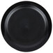 Cambro 9CWNR110 Camwear 9" Black Polycarbonate Narrow Rim Plate - 48/Case Main Thumbnail 3