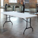 Lifetime Folding Table, 30" x 72" Plastic, White Granite - 2901 Main Thumbnail 1