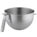 KitchenAid KSMC5QBOWL 5 Qt. NSF Stainless Steel Mixing Bowl with "J" Handle Commercial Stand Mixers Main Thumbnail 1