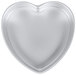 A Wilton heart-shaped cake pan.