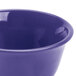 A purple Thunder Group melamine bouillon cup.
