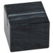 An American Metalcraft black marble cube table card holder.