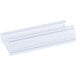 A clear plastic strip with two long clear plastic strips.