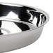 An American Metalcraft stainless steel food pan with a silver rim.