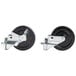 Traulsen CK21 6" Swivel Casters for 60" and 72" U-Series Refrigerators and Freezers - 6/Set Main Thumbnail 4