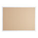 A brown rectangle with white border.