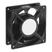A black Estella cooling fan with a white circle on the front.