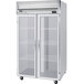 Beverage-Air HFS2-1G Horizon Series 52" Glass Door Reach-In Freezer with Stainless Steel Interior and LED Lighting Main Thumbnail 1