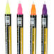 A group of American Metalcraft Securit mini tip chalk markers with tropical colors.