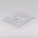 Vollrath 32200 Super Pan® 1/2 Size Clear Polycarbonate Slotted Cover Main Thumbnail 3