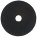A black circular Scrubble by ACS 19" stripping pad with a hole in the middle.