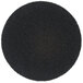 A black circular Scrubble stripping pad.