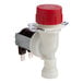 A close-up of a white and red Estella Caffe water valve.
