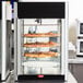 Hatco FDWD-2 Flav-R-Fresh 2 Door Humidified Impulse Hot Food Display Cabinet With 4 Tier Circle Rack Main Thumbnail 1
