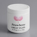 Great Western Great Floss 1 lb. Container Pink Strawberry Cotton Candy Concentrate Sugar - 12/Case Main Thumbnail 2