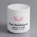 Great Western Great Floss 1 lb. Container Pink Bubble Gum Cotton Candy Concentrate Sugar - 12/Case Main Thumbnail 2