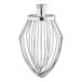 An Estella metal wire whisk attachment with a silver cap.