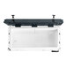 A white CaterGator outdoor cooler with black handles.