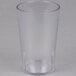A case of 24 clear Cambro plastic tumblers.