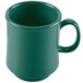 A Kentucky Green Tritan mug with a handle.